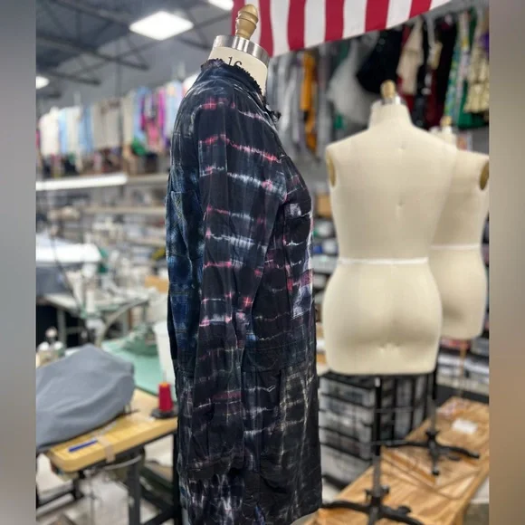 Patchwork Flannel Dress M - Picture 9 of 14